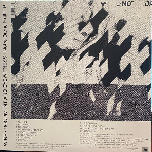 Wire : Document And Eyewitness (2xLP, Album, RE, RM, Gat)