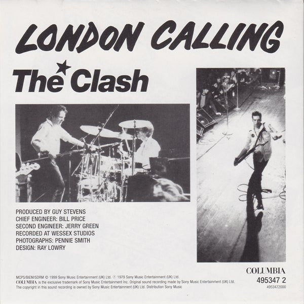 The Clash : London Calling (CD, Album, RE, RM, RP)