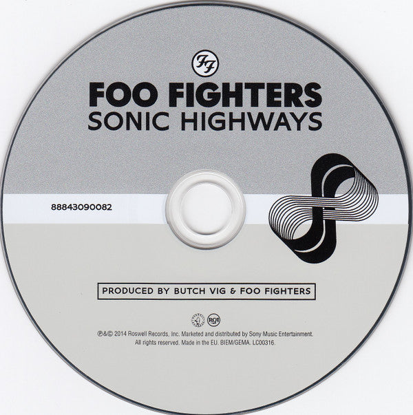 Foo Fighters : Sonic Highways (CD, Album, Dig)