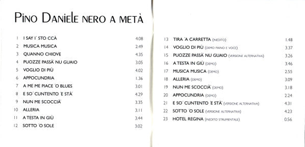 Pino Daniele : Nero A Metà (CD, Album, RE, RM, Spe)