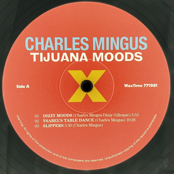 Charles Mingus : Tijuana Moods (LP, Album, Ltd, RE, RM, 180)