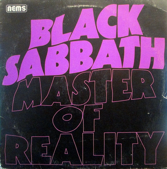 Black Sabbath : Master Of Reality (LP, Album, RE)