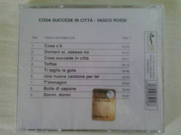Vasco Rossi : Cosa Succede In Città (CD, Album, RE, RM)