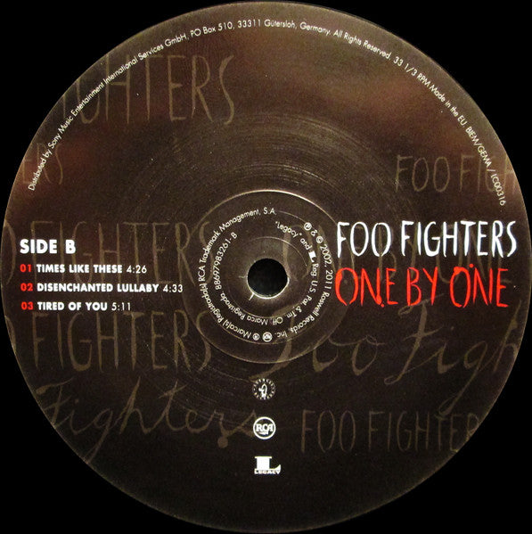 Foo Fighters : One By One (2xLP, Album, RE)