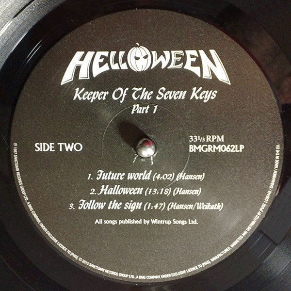Helloween : Keeper Of The Seven Keys (Part I) (LP, Album, RE, Gat)