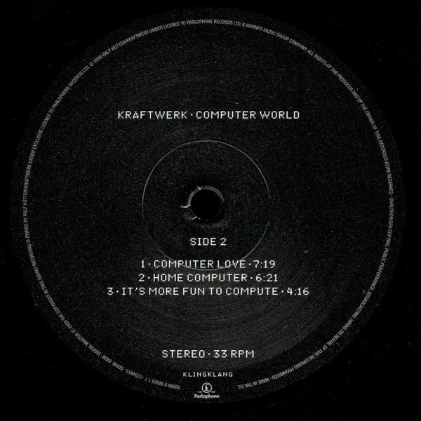 Kraftwerk : Computer World (LP, Album, RE, RM, RP)