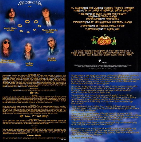 Helloween : Master Of The Rings (LP, Album, RE)