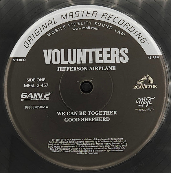 Jefferson Airplane : Volunteers (2x12", Album, Ltd, Num, RE, RM, S/Edition, Gat)