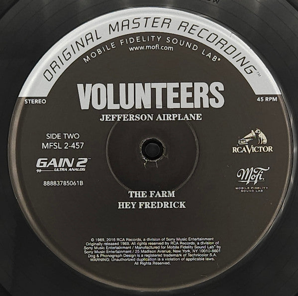 Jefferson Airplane : Volunteers (2x12", Album, Ltd, Num, RE, RM, S/Edition, Gat)