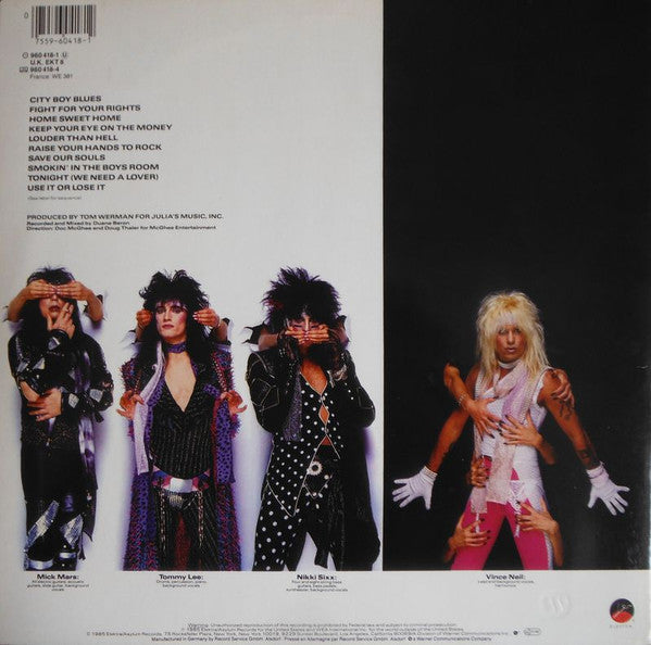 Mötley Crüe : Theatre Of Pain (LP, Album)