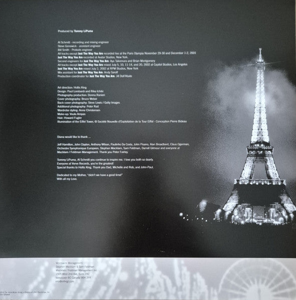 Diana Krall : Live In Paris (2xLP, Album, RE, 180)