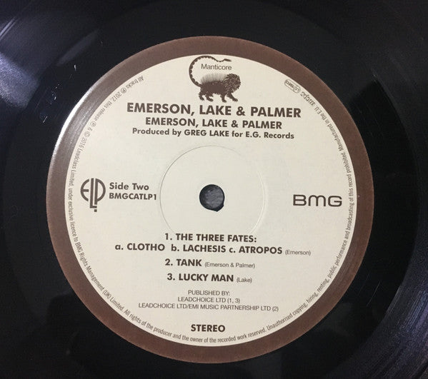 Emerson, Lake & Palmer : Emerson, Lake & Palmer (LP, Album, RE, RM)