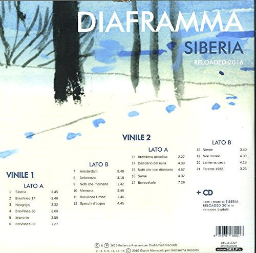 Diaframma : Siberia Reloaded 2016 (2xLP, Album + CD, Album)