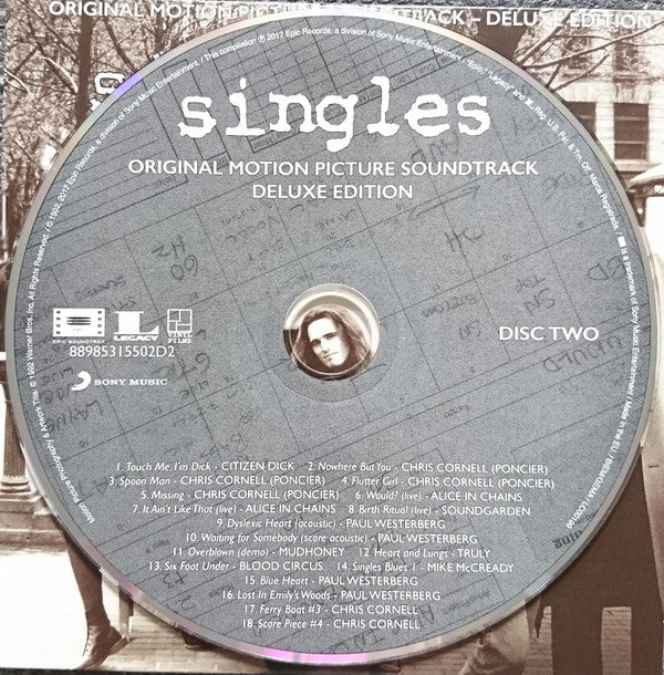 Various - Singles (Original Motion Picture Soundtrack) (2xLP, RE, Gat + CD + Comp, Dlx, 25t) (Mint (M))