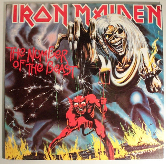 Iron Maiden - The Number Of The Beast (LP, Album) (Very Good Plus (VG+))