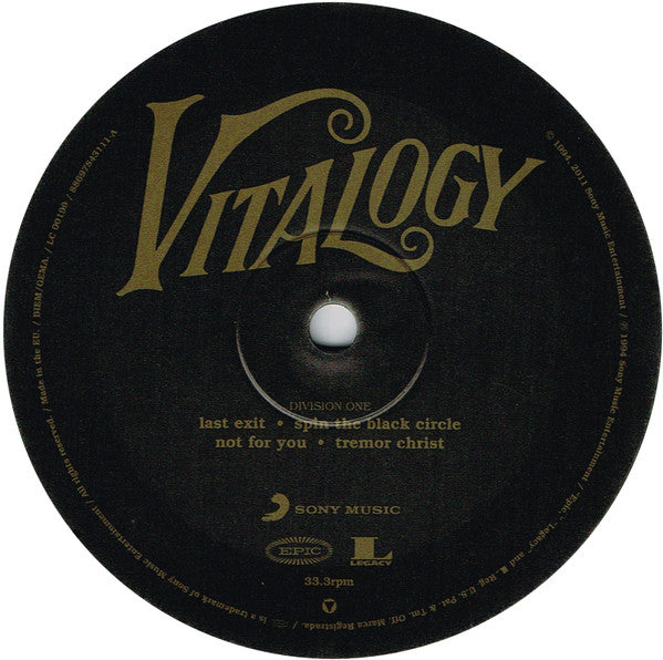 Pearl Jam - Vitalogy (2xLP, Album, RE, RM, 180) (Mint (M))