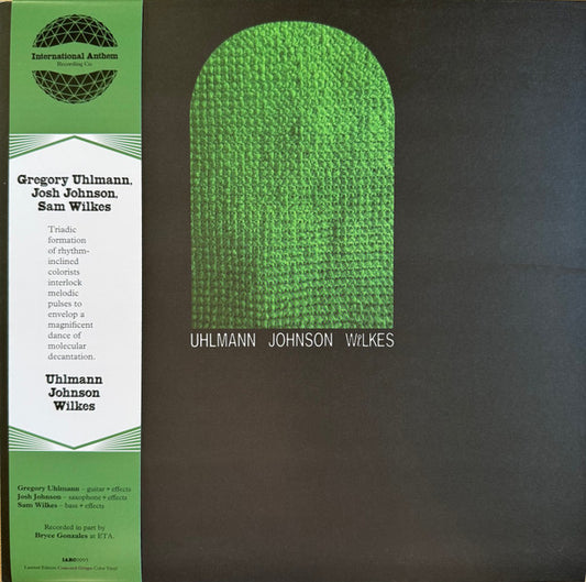 Gregory Uhlmann, Josh Johnson  - Uhlmann Johnson Wilkes (LP, Ltd, Con) (Mint (M))