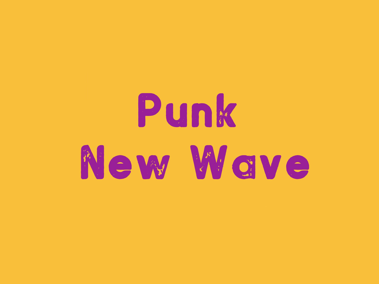 Punk & NewWave