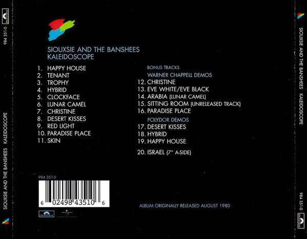 Siouxsie And The Banshees* : Kaleidoscope (CD, Album, RE, RM)