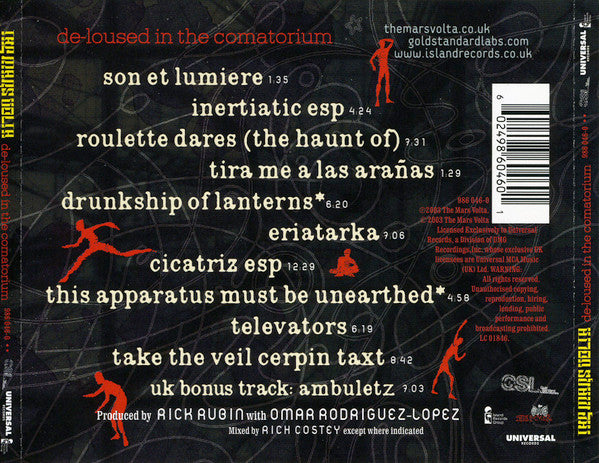 The Mars Volta : De-Loused In The Comatorium (CD, Album)