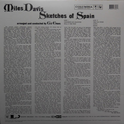 Miles Davis : Sketches Of Spain (LP, Album, Ltd, RE, Yel)