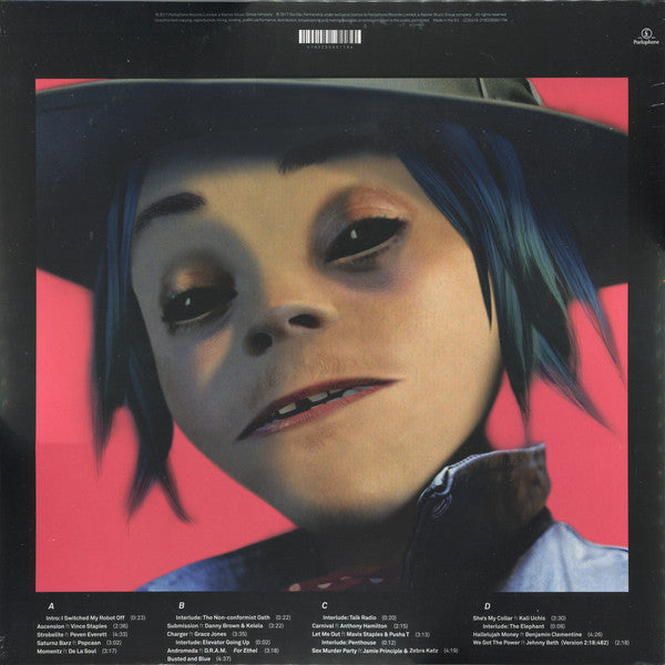 Gorillaz : Humanz (2xLP, Album, Gat)