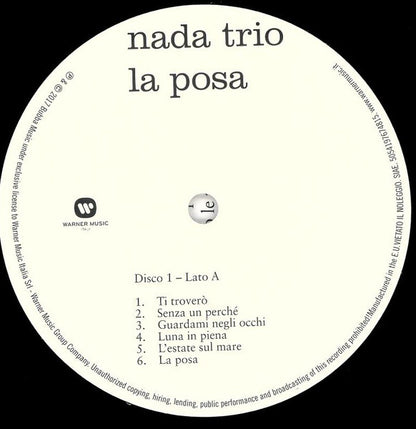 Nada Trio : La Posa (LP, Album)