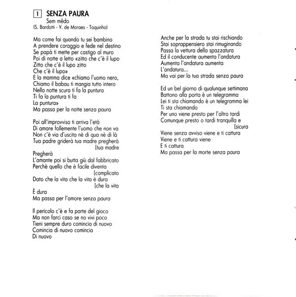 Ornella Vanoni, Vinicius De Moraes, Toquinho : La Voglia La Pazzia L'Incoscienza L'Allegria (CD, Album, RE)