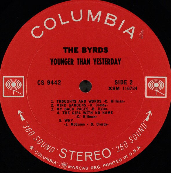 The Byrds : Younger Than Yesterday (LP, Album)