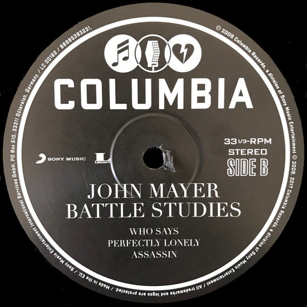 John Mayer : Battle Studies (2xLP, Album, RE, 180)