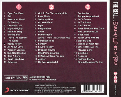 Earth, Wind & Fire : The Real... Earth, Wind & Fire (The Ultimate Collection) (3xCD, Comp)