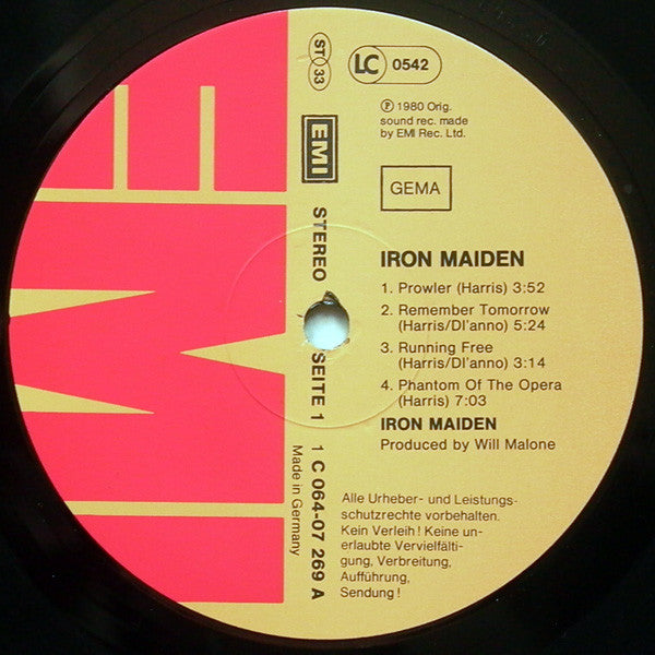 Iron Maiden : Iron Maiden (LP, Album)