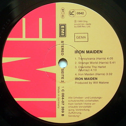 Iron Maiden : Iron Maiden (LP, Album)