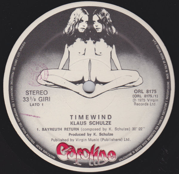 Klaus Schulze : Timewind (LP, Album)