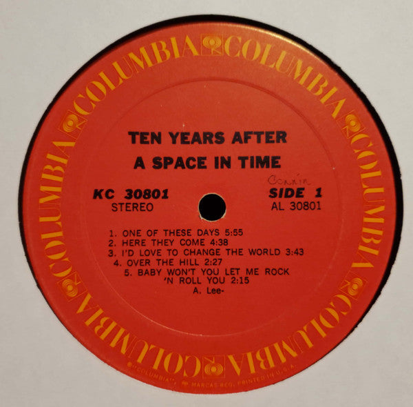 Ten Years After : A Space In Time (LP, Album, Pit)