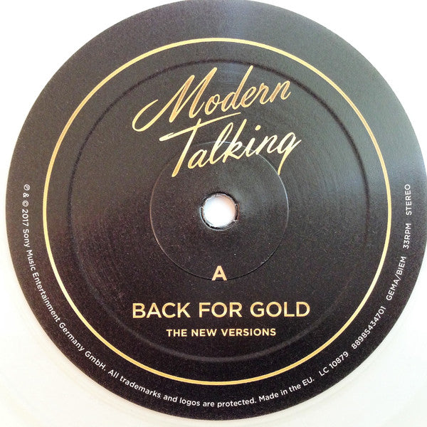 Modern Talking : Back For Gold - The New Versions (LP, Album, Cle)