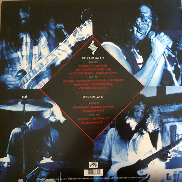 Soundgarden : Ultramega OK (LP, Album, RE, Rem + 12", EP + RE, Exp)