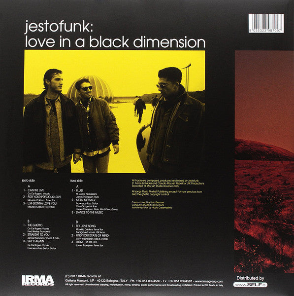 Jestofunk : Love In A Black Dimension (2xLP, Album, RE, RM, Gat)