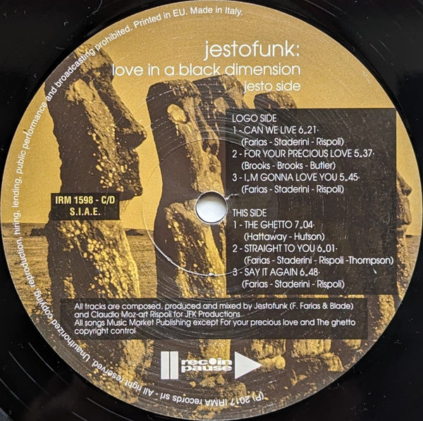 Jestofunk : Love In A Black Dimension (2xLP, Album, RE, RM, Gat)