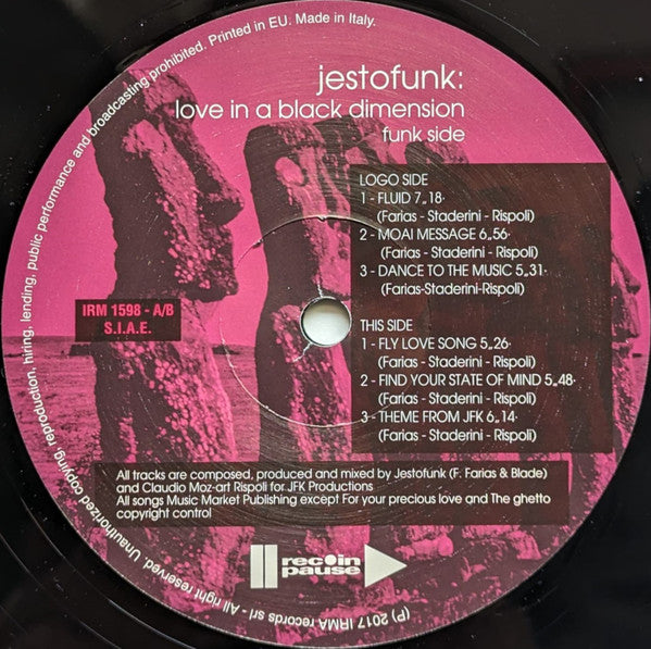 Jestofunk : Love In A Black Dimension (2xLP, Album, RE, RM, Gat)