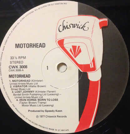 Motörhead : Motörhead (LP, Album, RE)