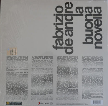 Fabrizio De André : La Buona Novella (LP, Album, RE, RM)