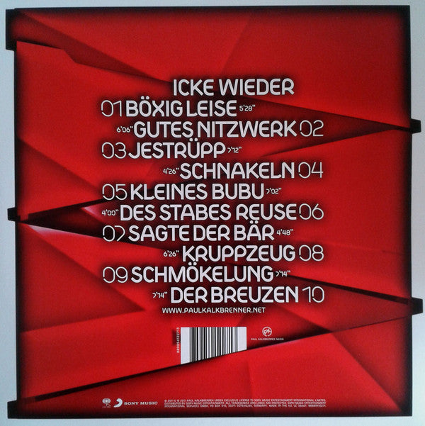 Paul Kalkbrenner : Icke Wieder (LP, RE)