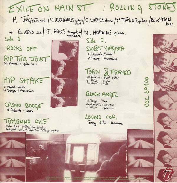 The Rolling Stones : Exile On Main St. (2xLP, Album)