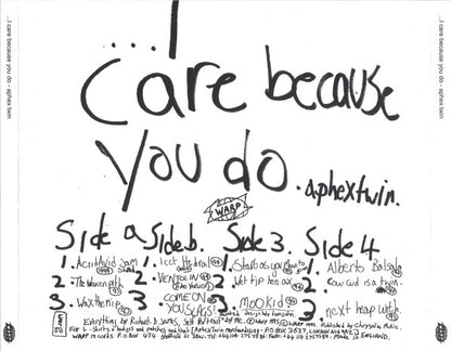 Aphex Twin : ...I Care Because You Do (CD, Album, RE)