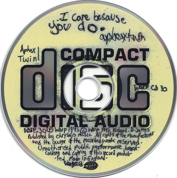 Aphex Twin : ...I Care Because You Do (CD, Album, RE)