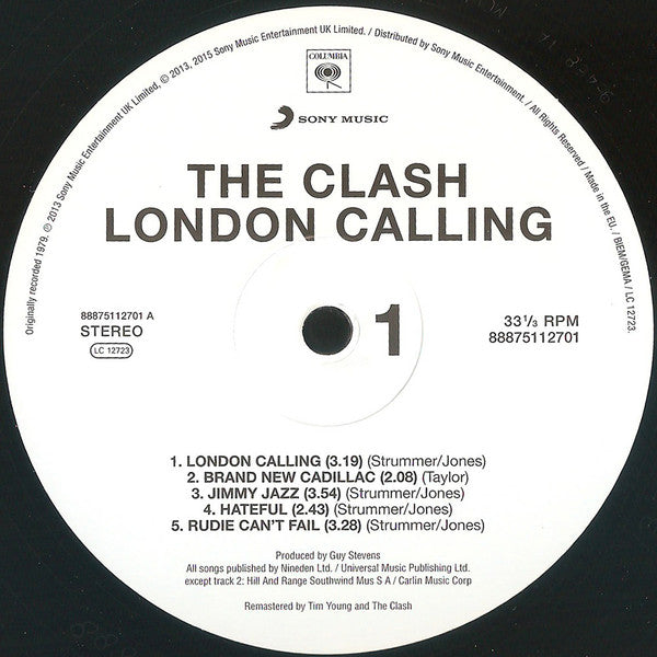 The Clash : London Calling (2xLP, Album, RE, RM, 180)
