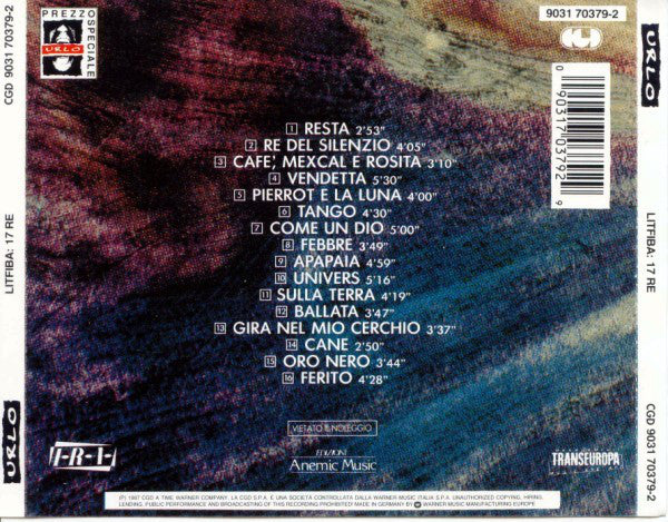 Litfiba : 17 Re (CD, Album, RE)