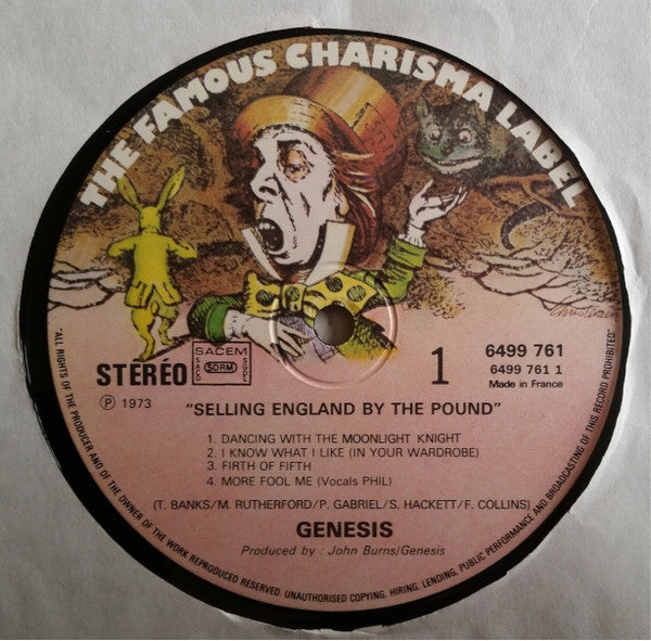 Genesis : Selling England By The Pound (LP, Album, RE)