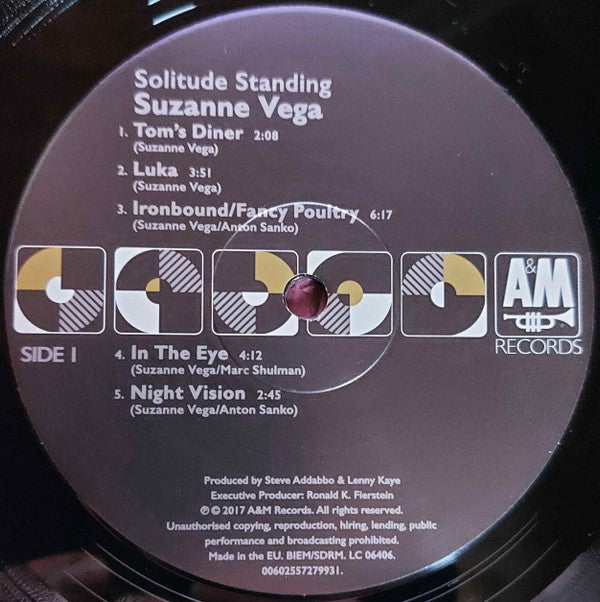 Suzanne Vega : Solitude Standing (LP, Album, RE, 180)